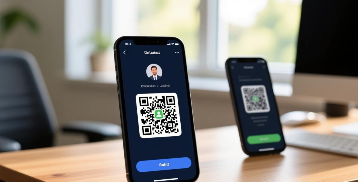 Session扫码添加联系人二维码界面