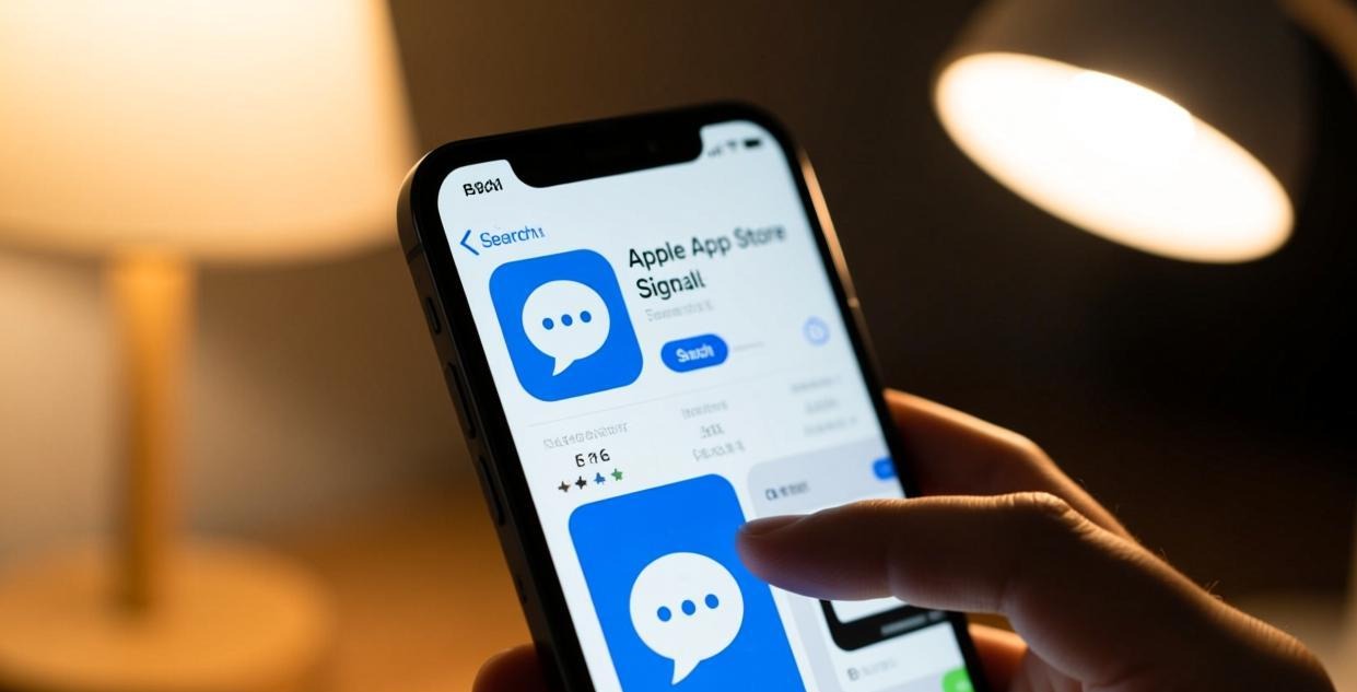 Signal从App Store下载安装到iPhone手机