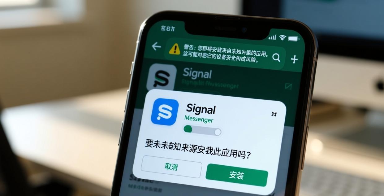 Signal APK文件安装到安卓手机