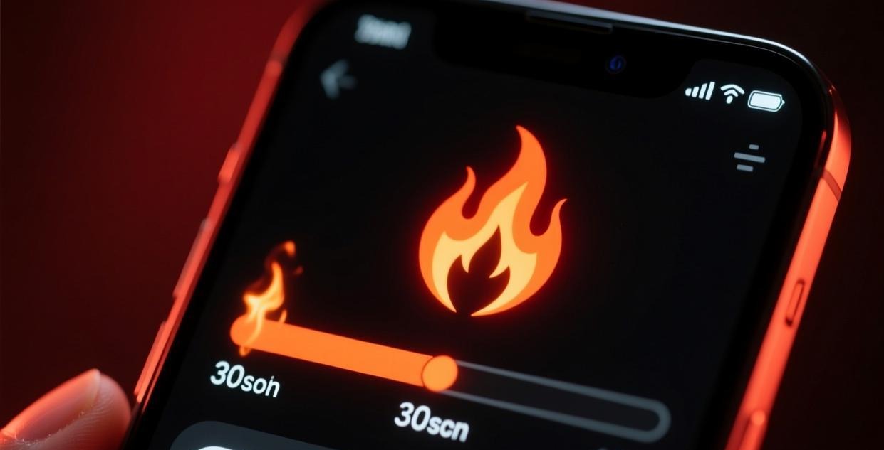 Telegram阅后即焚自毁定时器设置界面