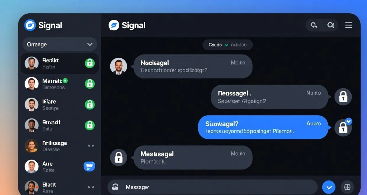Signal 电脑版界面