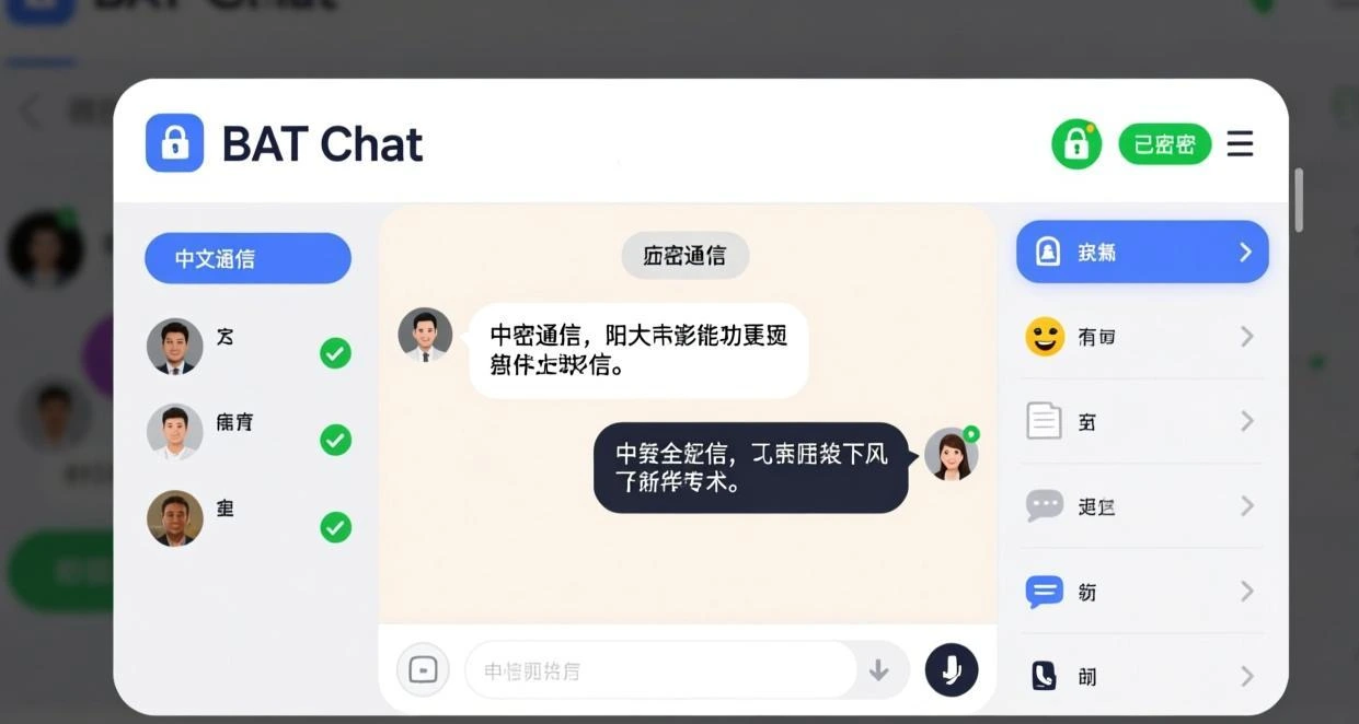 蝙蝠聊天电脑版界面
